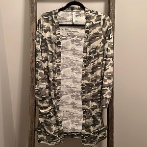Camo Cardigan